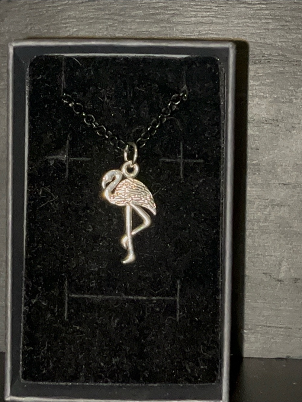 Delicate Silver Flamingo Pendant Necklace - Women's Jewelry